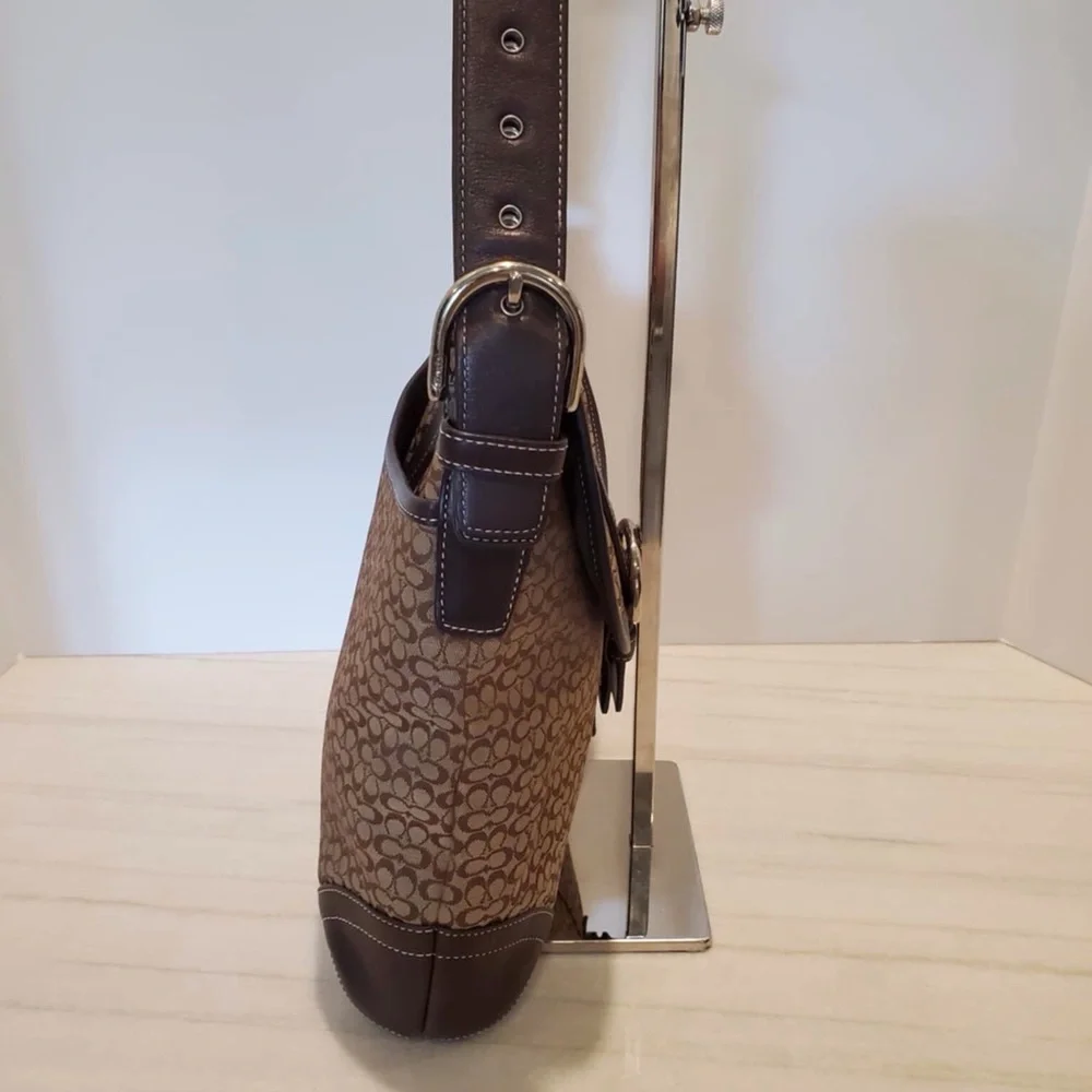 COACH Signature Jacquard Canvas Soho Small Duffle 6376 - Picture 3 of 9